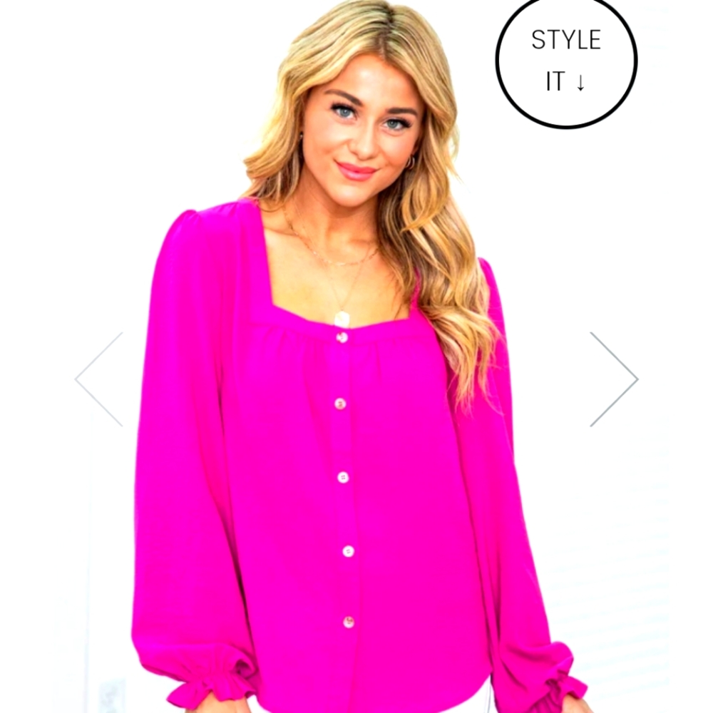 Pink blouse